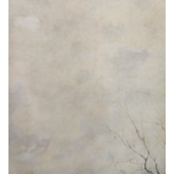 Paul Sawyier “Misty Evening” Lithograph Framed Gold Beveled Wood KY Art 1973 VTG - Picture 5 of 13